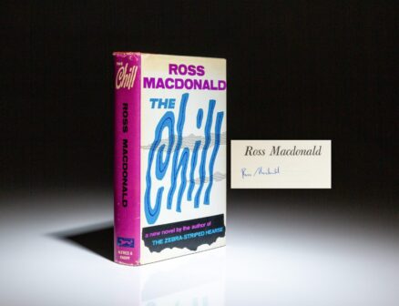 First edition of The Chill by Ross Macdonald, signed by the author.