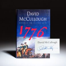 Signed first edition, first printing of 1776 by David McCullough.