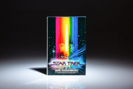 First edition, first printing of Star Trek: The Motion Picture, a novel by Gene Roddenberry.