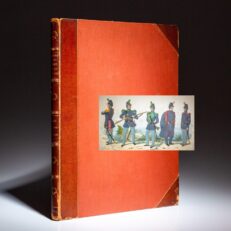 With all 25 lithographed plates, Regulations for the Uniform & Dress of the Army of the United States, published by William H. Horstmann in 1851.