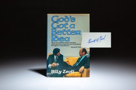 First edition of God's Got a Better Idea by Billy Zeoli, signed by President Gerald R. Ford.