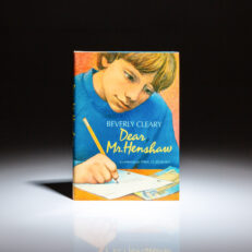 First edition of Dear Mr. Henshaw by Beverly Cleary.