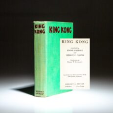 First edition, first issue of King Kong by Delos W. Lovelace, conceived by Edgar Wallace and Merian C. Cooper.