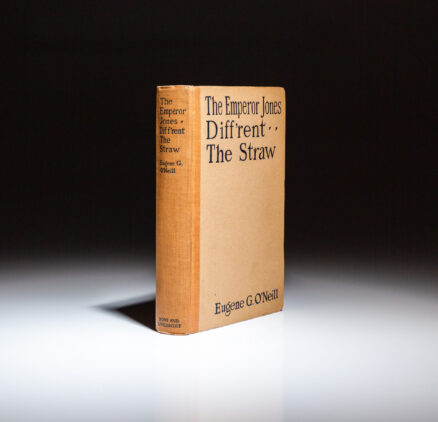 First edition of The Emperor Jones, Diff'rent and The Straw by playwright Eugene O'Neill.