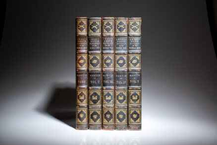 Limited edition of The Twenty-Eighth Division, Pennsylvania's Guard in the World War, compiled by Colonel Edward Martin and limited to 100 deluxe leather-bound copies.