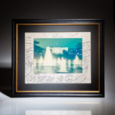 Inscribed White House Staff Photograph for the outgoing Counselor to the President, Bryce Harlow, signed by 70+ members of the Nixon administration.