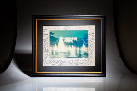 Inscribed White House Staff Photograph for the outgoing Counselor to the President, Bryce Harlow, signed by 70+ members of the Nixon administration.