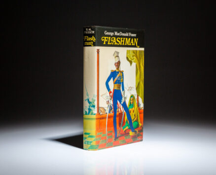 First edition, first issue of Flashman by George MacDonald Fraser, published by Herbert Jenkins in 1969.