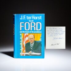 Gerald Ford and the Future of the Presidency, signed by President Gerald R. Ford and White House Press Secretary Jerald terHorst.