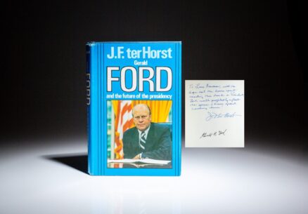 Gerald Ford and the Future of the Presidency, signed by President Gerald R. Ford and White House Press Secretary Jerald terHorst.