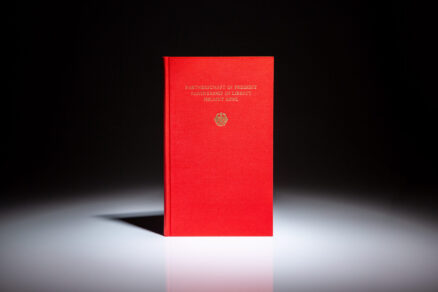 Limited edition of Partnerschaft in Freiheit, Partnership in Liberty, an address by Helmut Kohl.