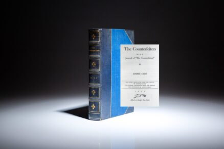 The Counterfeiters With Journal of "The Counterfeiters," by André Gide, binding by Henry Sotheran.