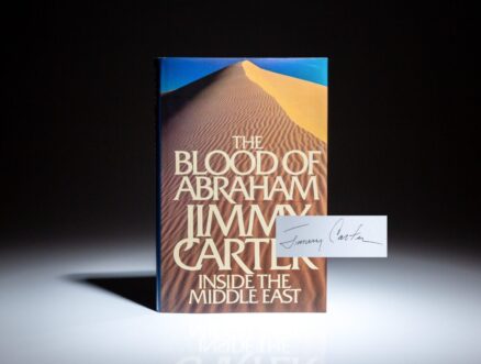 Signed copy of The Blood of Abraham, by President Jimmy Carter.