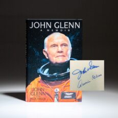 First edition of John Glenn: A Memoir, signed by Senator John Glenn and his wife, Annie Glenn.