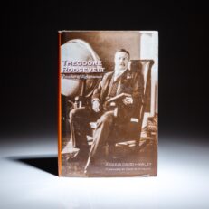 First edition of Theodore Roosevelt: Preacher of Righteousness by Senator Josh Hawley.