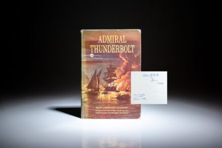 First edition of Admiral Thunderbolt by Hans Christian Adamson, from the library of U.S. Navy Admiral Alan Goodrich Kirk.