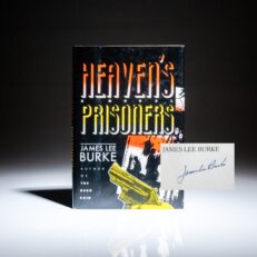 Signed first edition of Heaven's Prisoners by James Lee Burke.