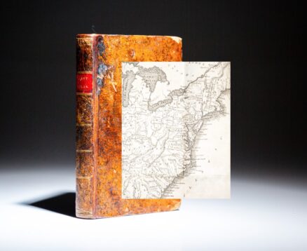 Carey's American Pocket Atlas, printed in 1814, fourth edition, greatly improved and enlarged, with twenty-three individual maps.