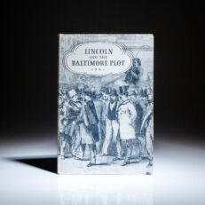 First edition of Lincoln and the Baltimore Plot 1861, edited by Norma B. Cuthbert, with bookplate signed by Herbert Hoover, Jr., eldest son of President Herbert Hoover.