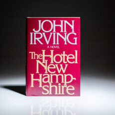 First edition of The Hotel New Hampshire by John Irving.