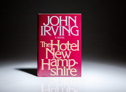 First edition of The Hotel New Hampshire by John Irving.