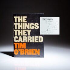 Signed first edition of The Things They Carried by Tim O'Brien.