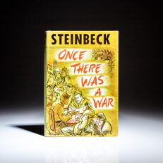 Advance review copy of Once There Was A War, identical to the true first issue from The Viking Press in 1958.