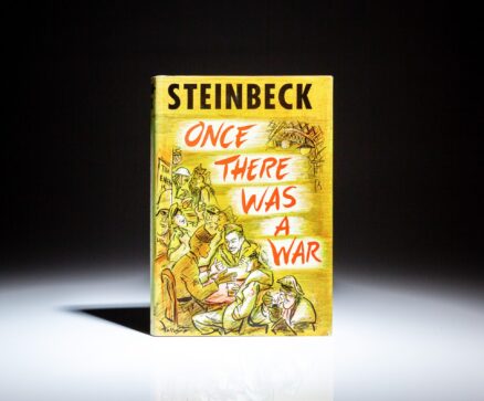 Advance review copy of Once There Was A War, identical to the true first issue from The Viking Press in 1958.