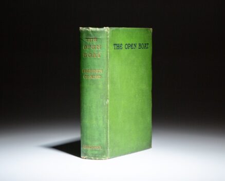 First British edition of The Open Boat and Other Stories by Stephen Crane.