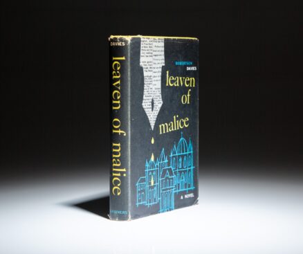 First American edition of Leaven of Malice by Robertson Davies.