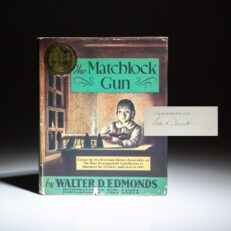 First edition of The Matchlock Gun by Walter D. Edmonds with illustrations by Paul Lantz.