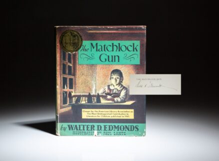 First edition of The Matchlock Gun by Walter D. Edmonds with illustrations by Paul Lantz.