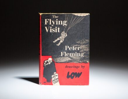 First edition of The Flying Visit by Peter Fleming with drawings by David Low.