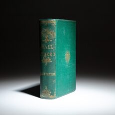 First edition of William Worthington Fowler's Ten Years in Wall Street.