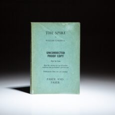 Uncorrected proof copy of The Spire by William Golding.