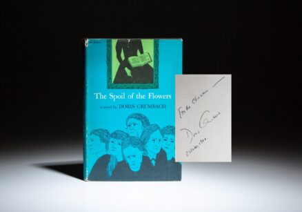 Signed first edition of The Spoil of the Flowers by Doris Grumbach.