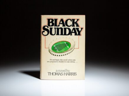 First edition of Black Sunday by Thomas Harris, in the first state dust jacket.