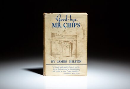 First American edition of Good-bye Mr. Chips by James Hilton.