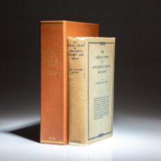 First edition of The General Theory of Employment, Interest and Money by John Maynard Keynes, a foundation of modern economic theory.