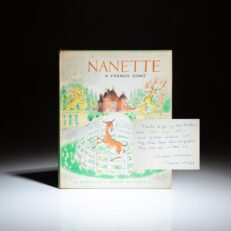 Signed edition of Nanette: A French Goat by Mireille Marokvia and illustrated by Artur Marokvia.