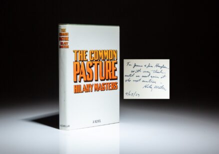 Signed first edition of The Common Pasture by Hilary Masters.