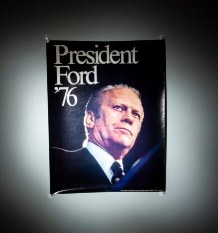 First issue of Gerald Ford's 1976 presidential campaign poster.