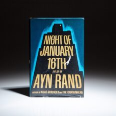 First edition of Night of January 16th by Ayn Rand.