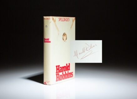 Signed first edition of Spellbinder by Harold Robbins.