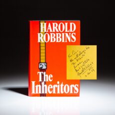 Signed first edition of The Inheritors by Harold Robbins.