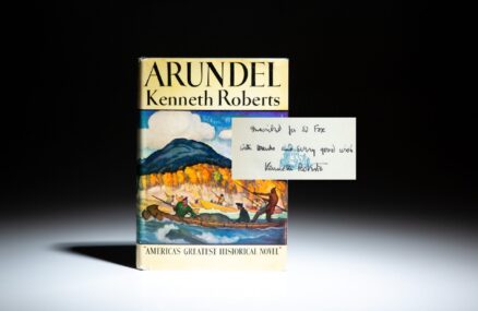 Signed copy of Arundel by Kenneth Roberts.