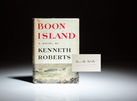 Signed presentation edition of Boon Island by Kenneth Roberts.