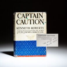 Signed first edition of Captain Caution by Kenneth Roberts.