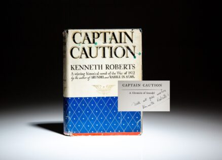 Signed first edition of Captain Caution by Kenneth Roberts.