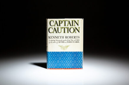 Signed first edition of Captain Caution by Kenneth Roberts.